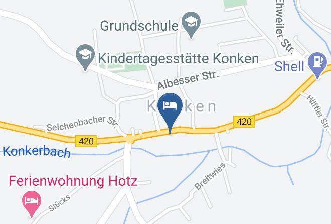 Kusel - Gasthaus Gerlach Maps