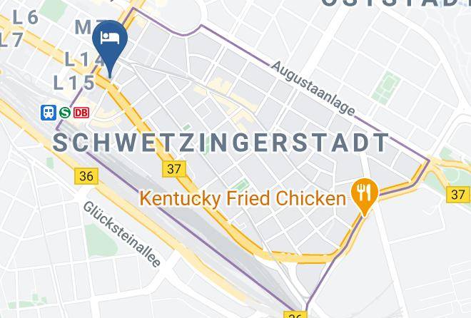 Mannheim - Hotel Goldene Gans Mannheim Maps