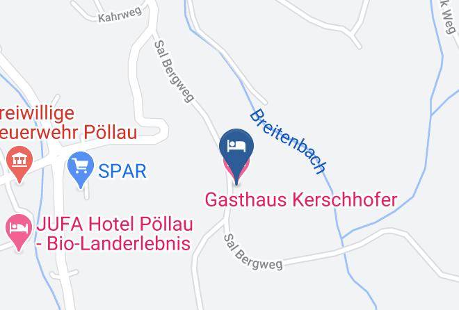Hartberg Furstenfeld District - Gasthaus Kerschhofer Maps