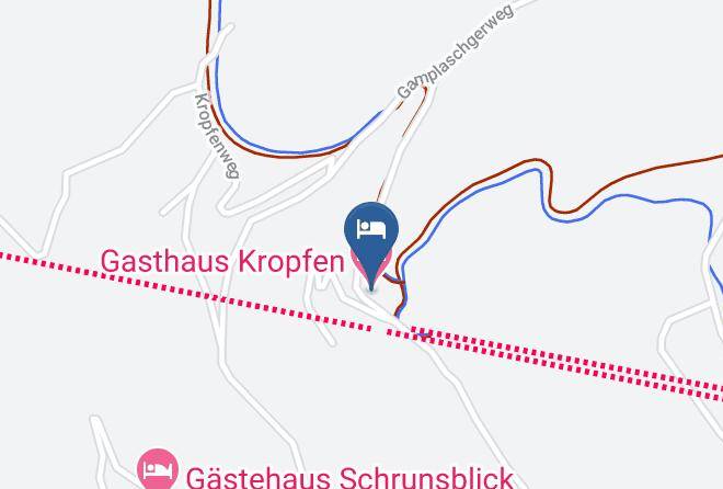 Bludenz - Gasthaus Kropfen Maps