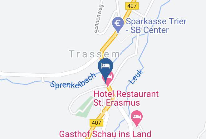 Trier Saarburg - Gasthaus Leuktal Maps
