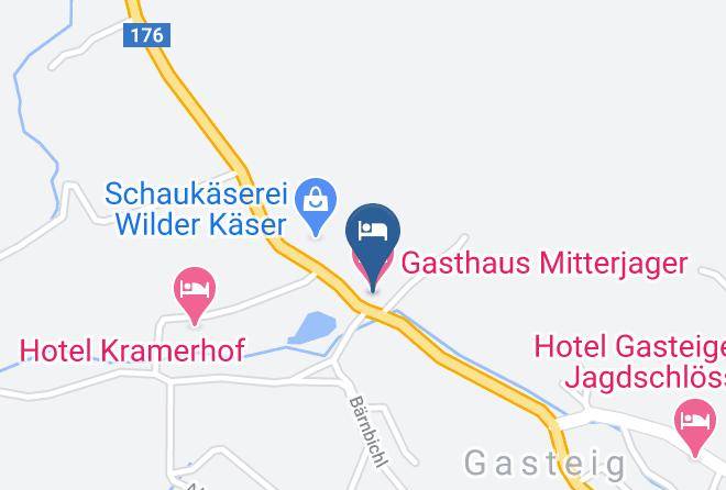 Kitzbuhel - Gasthaus Mitterjager Maps
