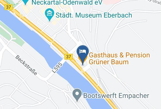 Rhein Neckar Kreis - Gasthaus & Pension Gruner Baum Maps