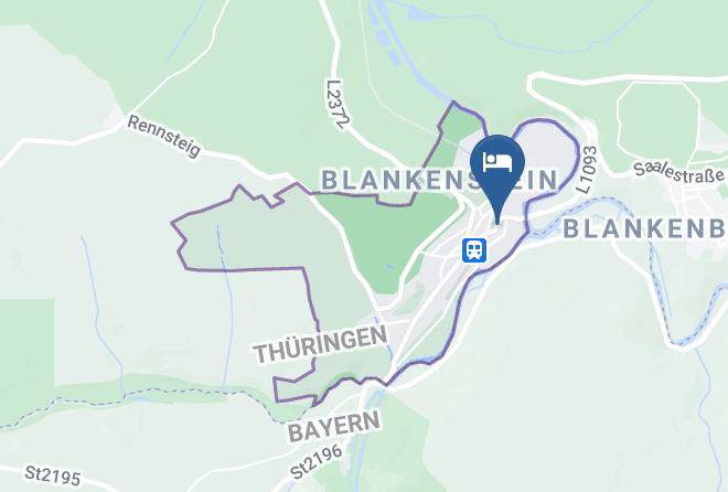 Saale Orla Kreis - Gasthaus & Pension Rennsteig Maps