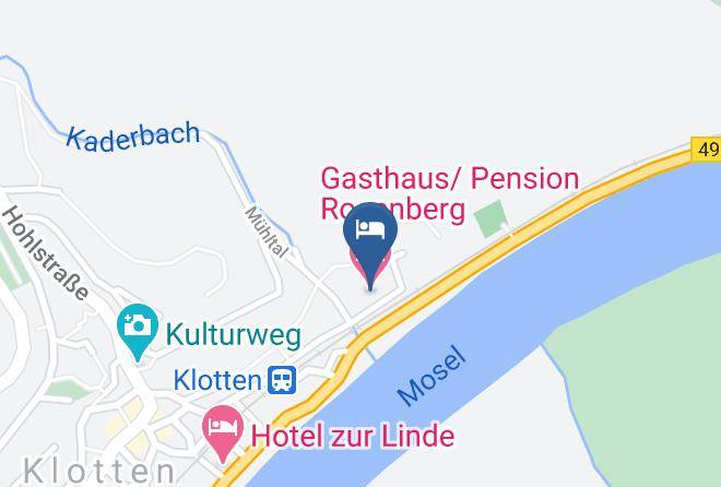 Cochem Zell - Gasthaus Pension Rosenberg Maps
