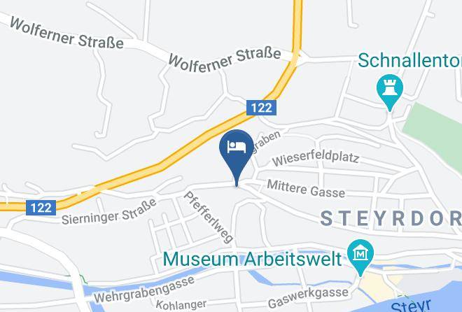 Steyr - Gasthaus Pension Santa Maps