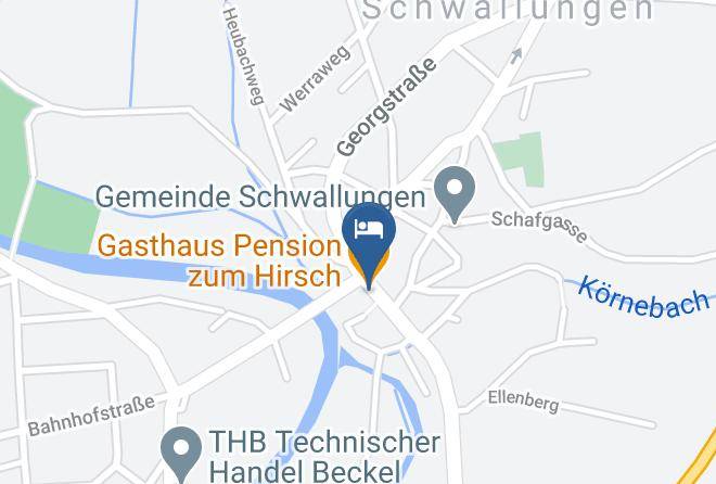 Schmalkalden Meiningen - Gasthaus Pension Zum Hirsch Maps