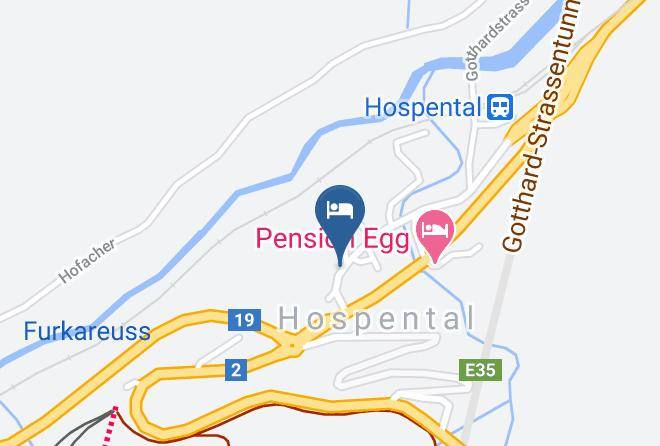 Hospental - Gasthaus Pension Zum Turm Maps