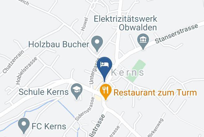 Kerns - Gasthaus Rose Maps