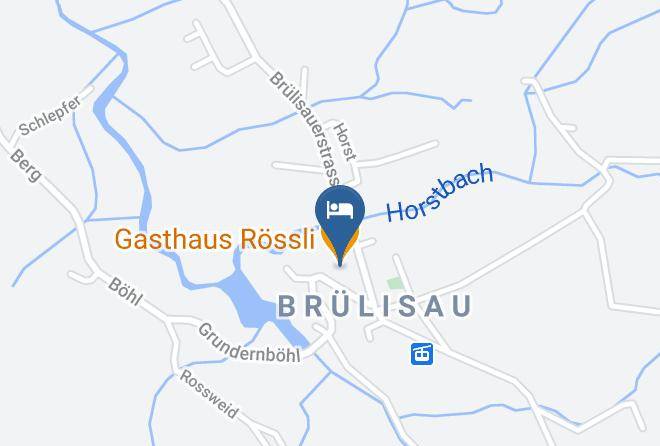 Appenzell Inner Rhodes - Gasthaus Rossli Maps