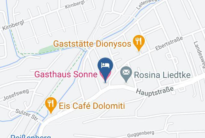 Weilheim Schongau - Gasthaus Sonne Maps