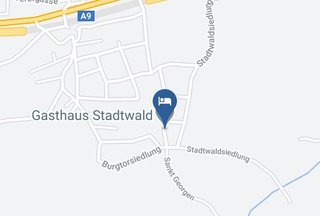 Liezen - Gasthaus Stadtwald Maps