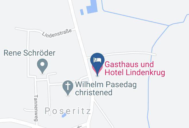Vorpommern Rugen - Gasthaus Und Hotel Lindenkrug Maps