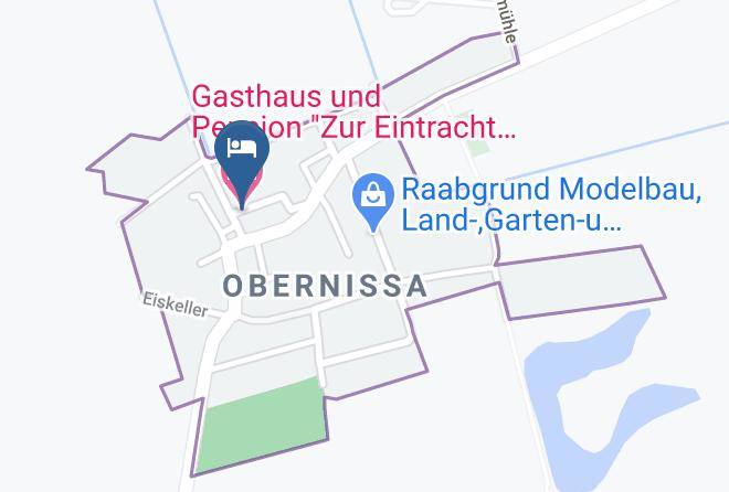 Weimarer Land - Gasthaus Und Pension Zur Eintracht Obernissa Maps