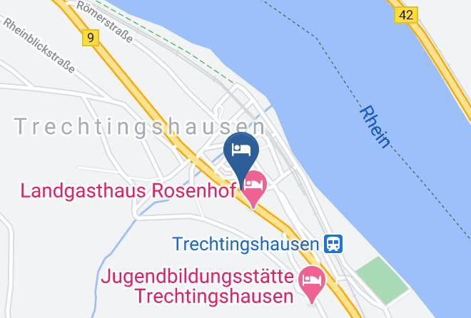 Mainz Bingen - Gasthaus Weisses Ross Maps
