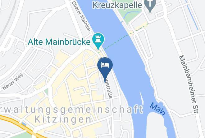 Kitzingen - Gasthaus Zum Einhorn Maps