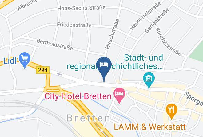 Karlsruhe - Gasthaus Zum Hirsch Maps