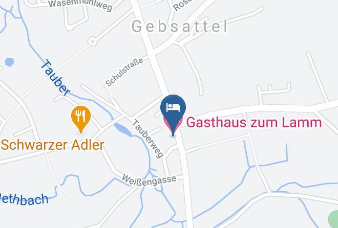 Ansbach - Gasthaus Zum Lamm Maps