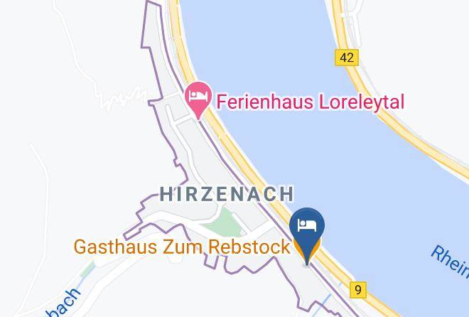 Rhein Hunsruck Kreis - Gasthaus Zum Rebstock Maps