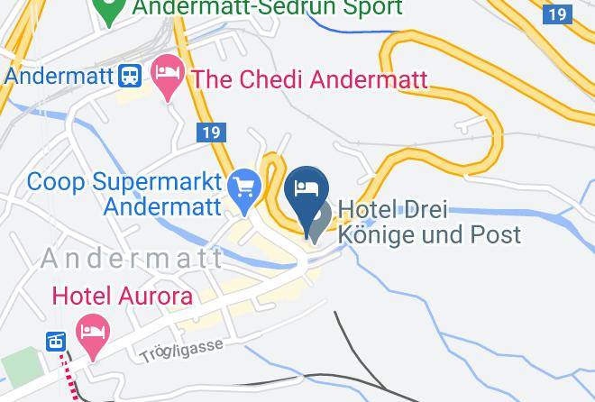 Andermatt - Gasthaus Zum Sternen Maps