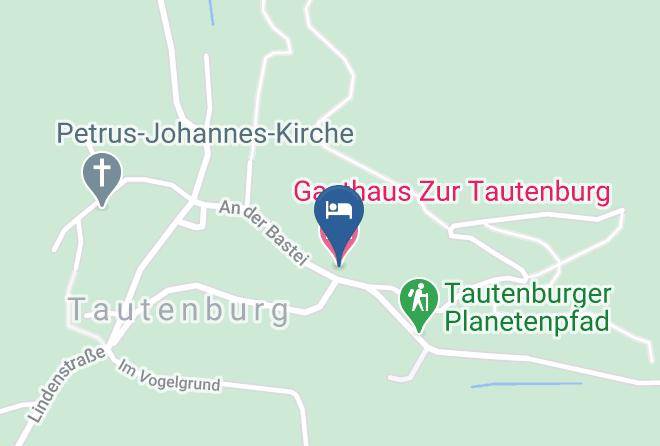 Saale Holzland Kreis - Gasthaus Zur Tautenburg Maps
