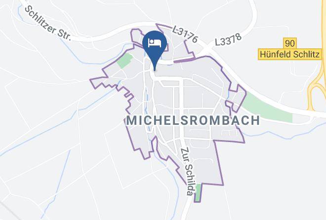 Fulda - Gasthaus Pension Zum Hirsch Maps