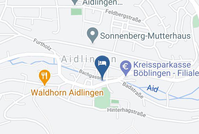 Boblingen - Gasthof Adler Aidlingen Inh Annette Hronek Maps