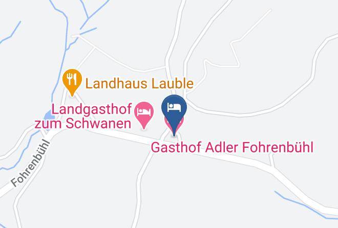 Rottweil - Gasthof Adler Fohrenbuhl Maps