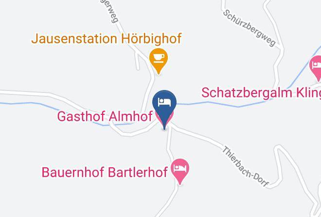 Kufstein - Gasthof Almhof Maps