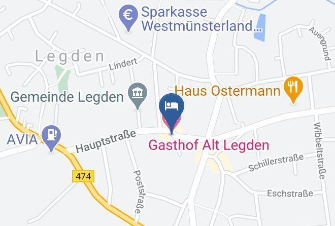 Borken - Gasthof Alt Legden Maps