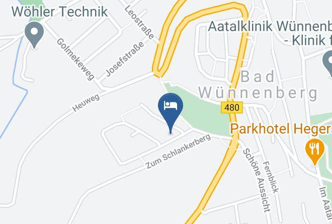 Paderborn - Gasthof Berghof Maps