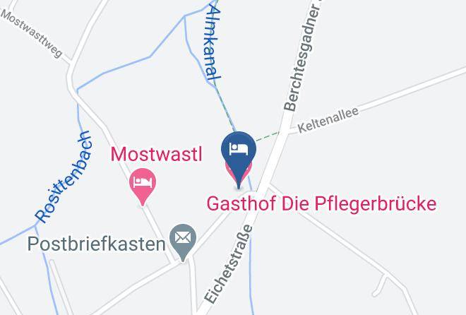 Salzburg Umgebung - Gasthof Die Pflegerbrucke Maps