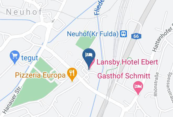 Fulda - Gasthof Ebert Deutsches Haus Maps