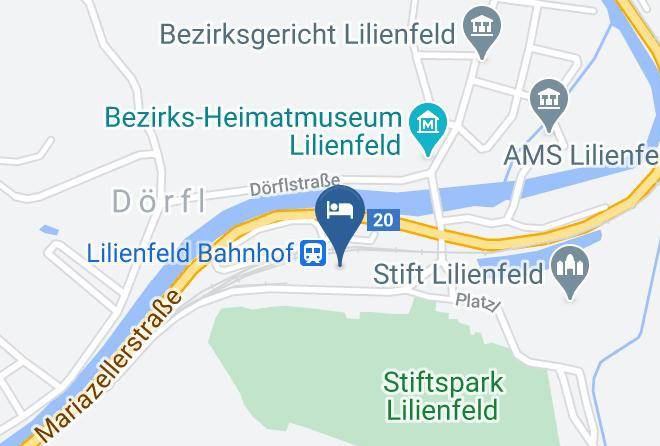 Lilienfeld - Gasthof Ebner Maps