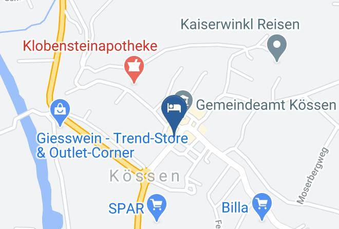 Kitzbuhel - Gasthof Erzherzog Rainer Maps