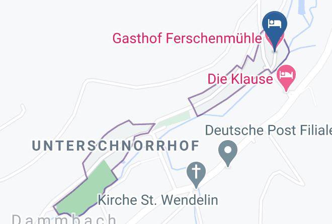Aschaffenburg - Gasthof Ferschenmuhle Maps