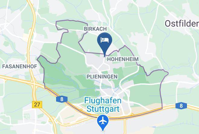 Stuttgart - Gasthof Franziska Maps