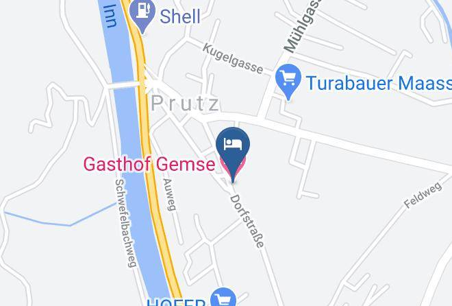Landeck - Gasthof Gemse Maps