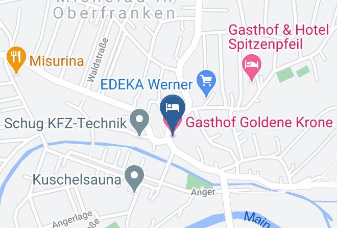 Lichtenfels - Gasthof Goldene Krone Maps