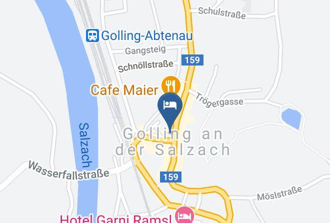 Hallein - Gasthof Goldene Traube Maps