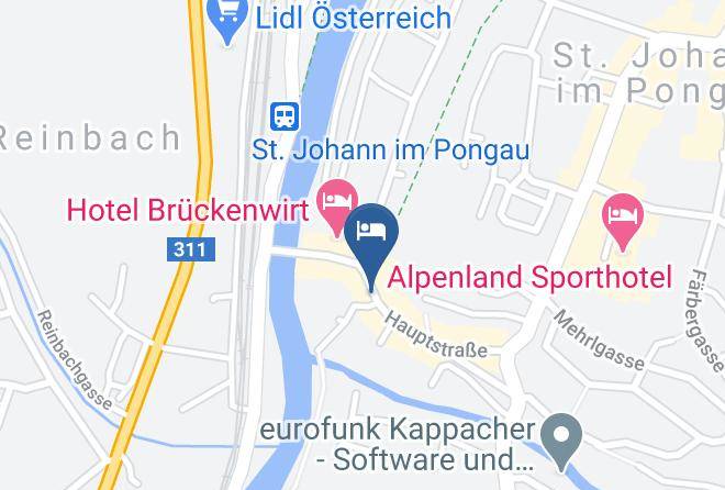 Sankt Johann Im Pongau - Gasthof Goldener Stern Maps
