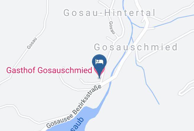 Gmunden - Gasthof Gosauschmied Maps