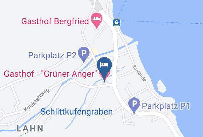 Gmunden - Gasthof Gruner Anger Maps