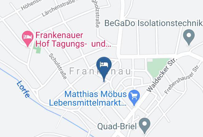 Waldeck Frankenberg - Gasthof Hessischer Hof Schafer Maps