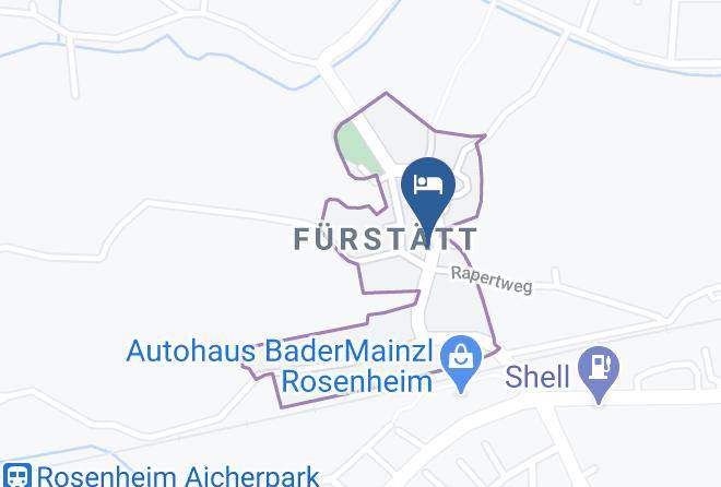 Rosenheim - Gasthof Hotel Alt Furstatt Maps