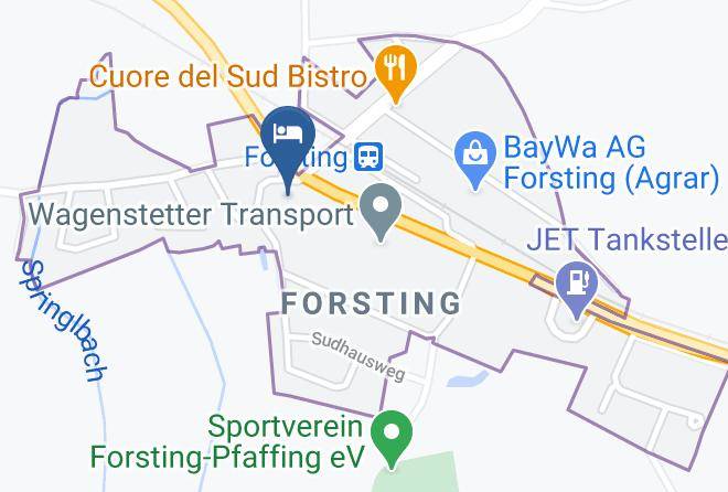 Rosenheim - Gasthof Hotel Forsting Maps