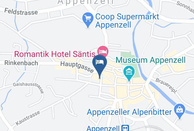 Appenzell Inner Rhodes - Gasthof Hotel Hof Ag Maps