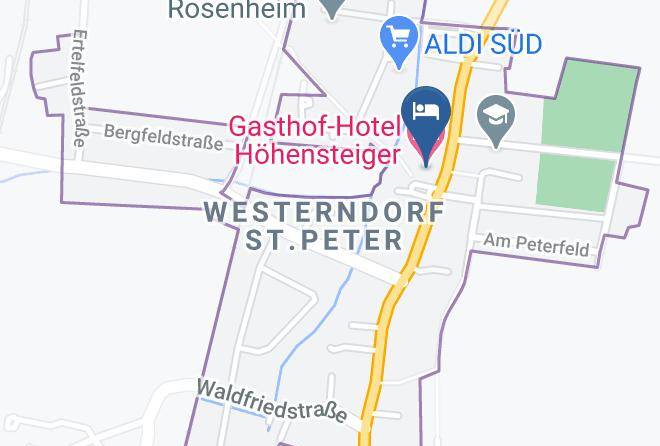 Rosenheim - Gasthof Hotel Hohensteiger Maps