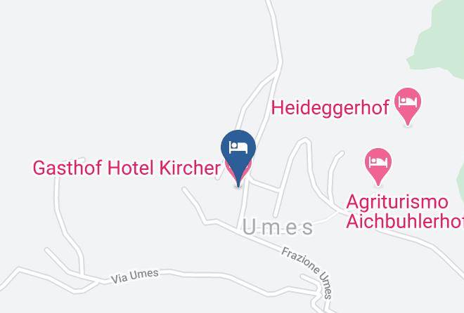 Bolzano - Gasthof Hotel Kircher Maps