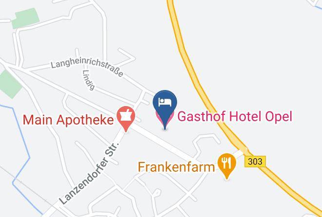 Kulmbach - Gasthof Hotel Opel Maps